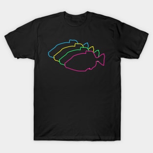 Fish 80s Neon T-Shirt